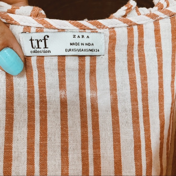 ☀️Zara retro ruffle top ☀️ - Picture 4 of 6